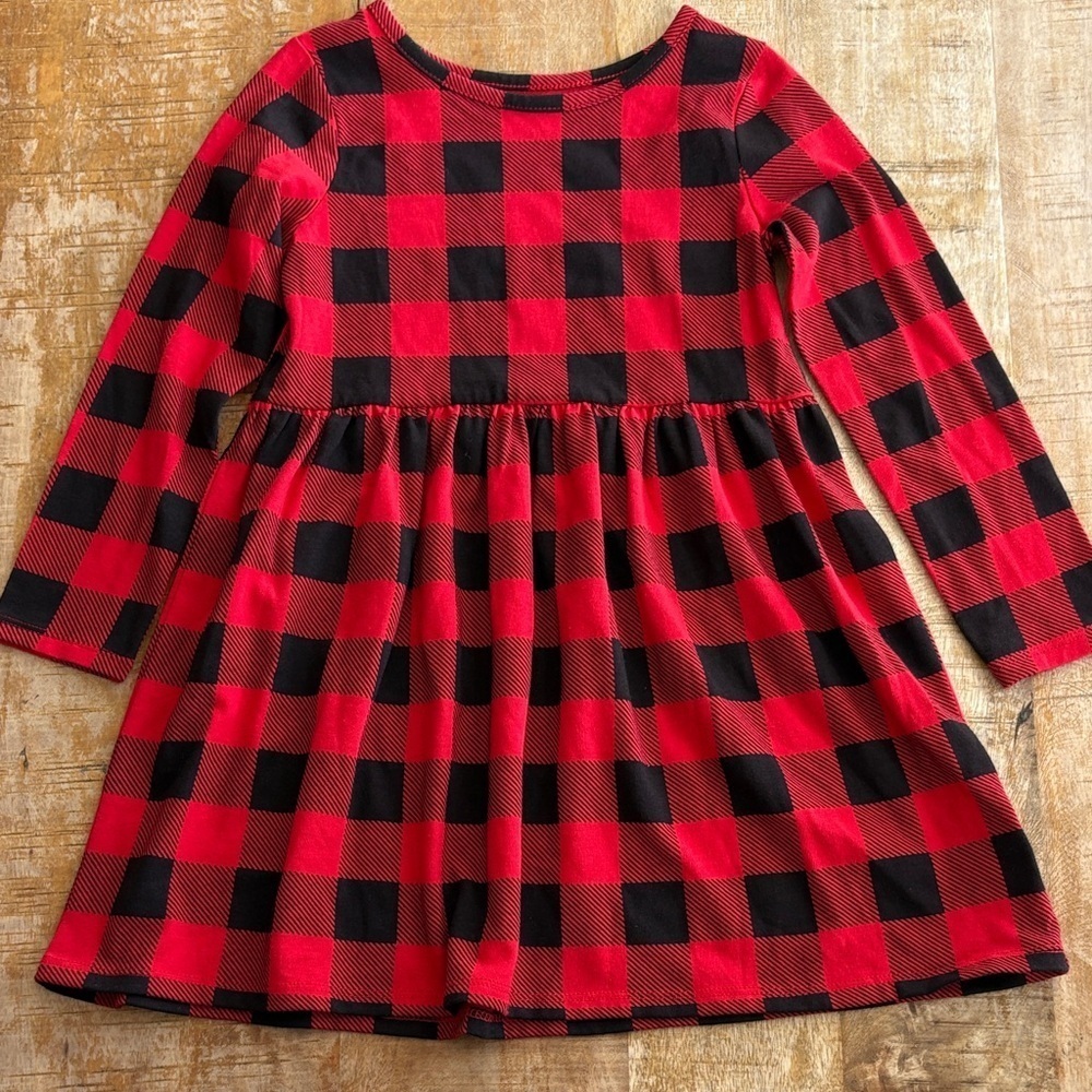 NWOT Cat & Jack Checkered Dress 5t